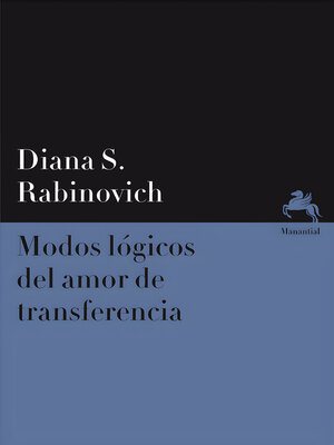 cover image of Modos lógicos del amor de transferencia